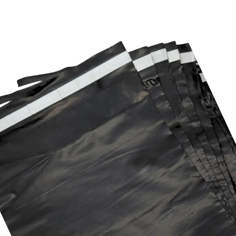 Bolsas seguridad envios extrudias negras recicladas, fundas para envios seguros